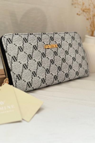 Armine Cüzdan C5 Noktalı Gri