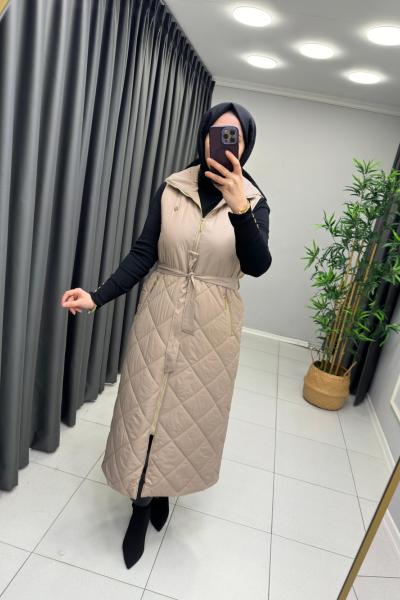 Nihle Premium Yelek  Bej