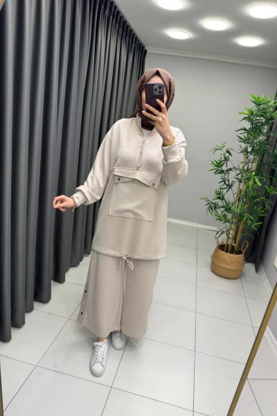 Mokka Oysho Takım  Taş Rengi