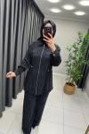 İpek Qupra Puane Takım  Siyah