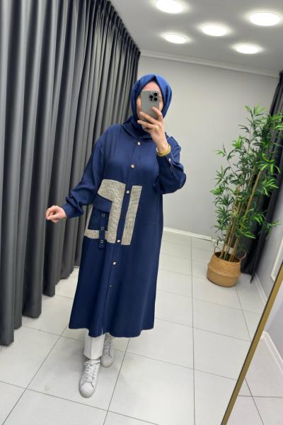 Sedef Tensel Kap  Lacivert