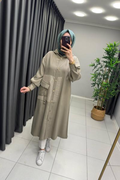 Sedef Tensel Kap  Mint Yeşili