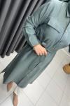 Afra Tensel Gömlek  Mint Yeşili