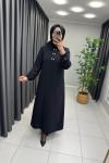 Zümra Tensel Elbise  Siyah
