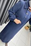 Zümra Tensel Elbise  Lacivert