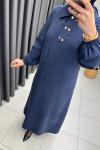 Zümra Tensel Elbise  Lacivert