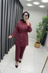Yasmin Tensel Takım  Bordo