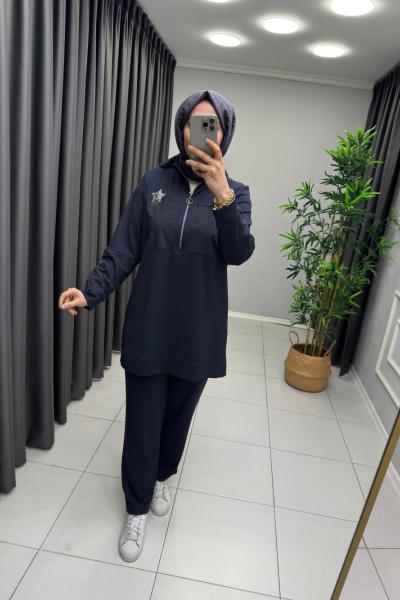 Elele Yıldız Detay Takım Antrasit