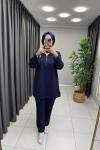 Elele Yıldız Detay Takım  Lacivert