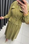 Lina Tensel Etekli Takım Yağ Yeşili