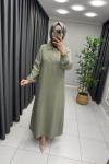 Zümra Tensel Elbise  Mint Yeşili