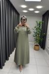 Zümra Tensel Elbise  Mint Yeşili