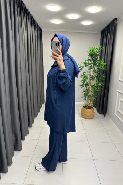 Mika Tensel Kot Kap Lacivert