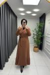Eliz Ferace Elbise Kahverengi