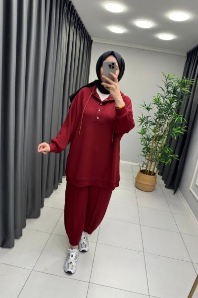 Nora Oysho Takım  Bordo