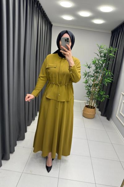 Luna   Etekli Takım  Hardal Sarısı