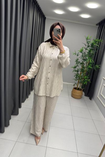 Adel Keten İkili Takım  Taş Rengi