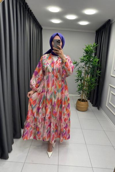 Sofia Mango Elbise Mor