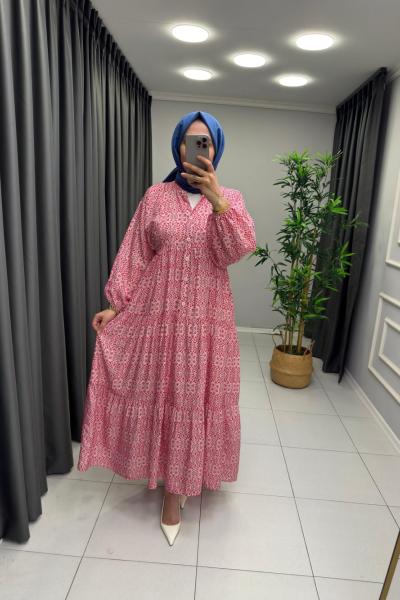 Sare Elbise  Pembe