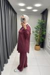 Noshe Tensel Takım  Bordo