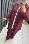 Noshe Tensel Takım  Bordo
