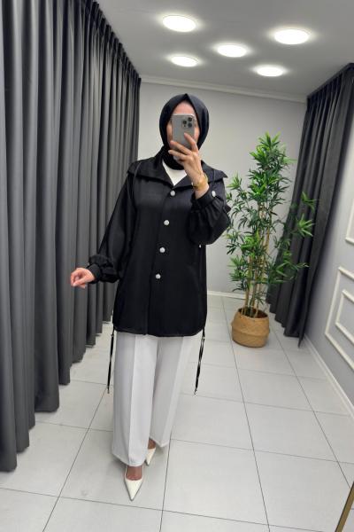 Esse Jakar Ceket  Siyah