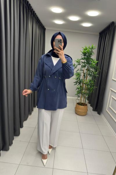 Benatu Qupra Ceket  Lacivert