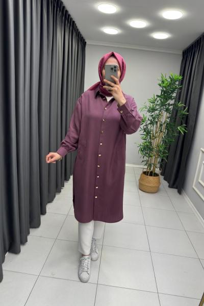 Selis Gömlek Kap  Mürdüm