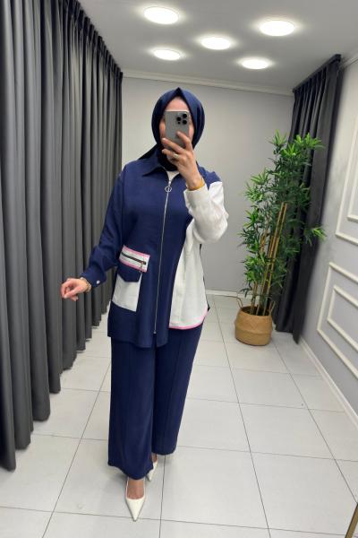 Lamia Takım Lacivert