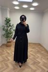 Ahsen Tensel Elbise  Siyah