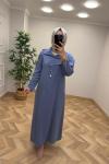 Esila Tensel Elbise  İndigo Mavi