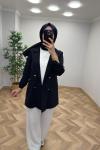 Qupra Blazer Ceket  Siyah
