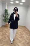 Qupra Blazer Ceket  Siyah