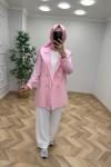 Qupra Blazer Ceket  Pembe