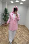 Qupra Blazer Ceket  Pembe