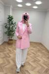 Qupra Blazer Ceket  Pembe