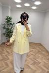 Qupra Blazer Ceket  Sarı
