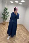 Relax Tensel Etekli Takım  Lacivert