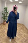 Relax Tensel Etekli Takım  Lacivert