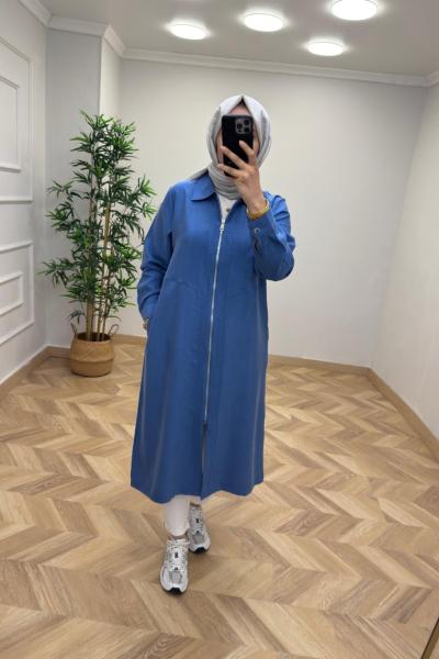 Beliz Tensel Kap İndigo Mavi