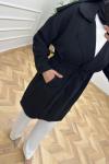 Eylül Bağcıklı  Ceket  Siyah