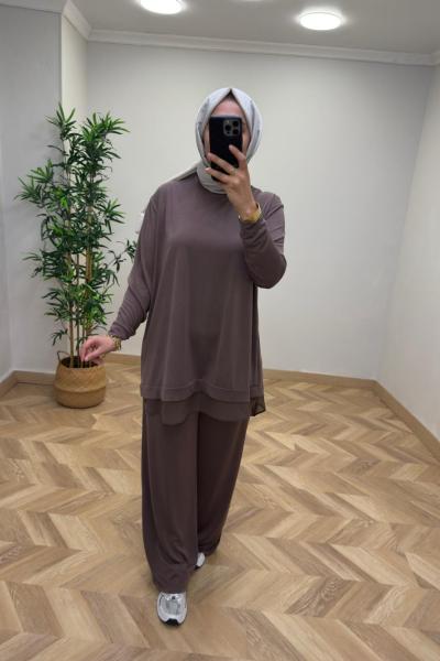 Jade Oysho Takım  Kahverengi