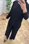 Asimetrik Sandy  Takım  Siyah