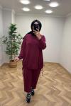 Noya Modal Oysho Takım  Bordo
