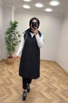 Mariana Kapitone Yelek Siyah