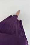 Işıltı Detay Etekli Merserize Takım Mor