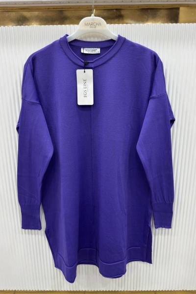 ERVA Merserize Tunik Mor