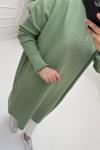 Uzun Triko Tunik Su Yeşili