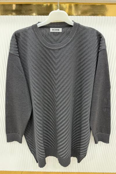 Simli Merserize Tunik Antrasit