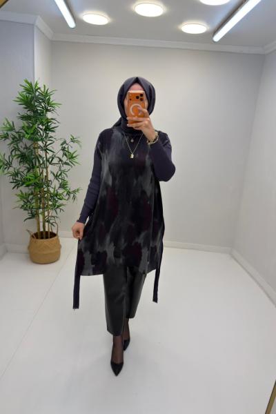 Mihra Cupra Tunik Antrasit